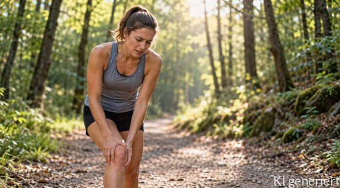 Warum deine Knie beim Training schmerzen – Ursachen und Lösungen Knieschmerzen beim Laufen auf einem Waldweg